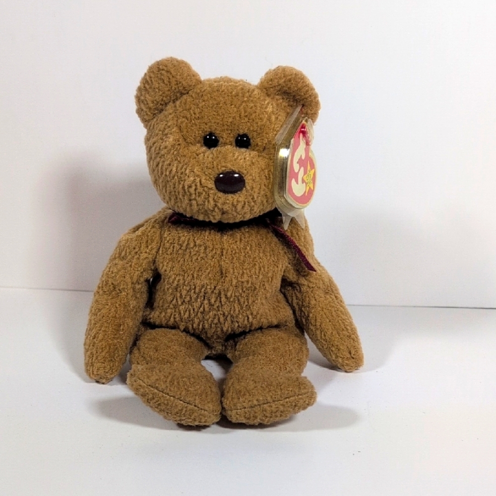 Ty Curly Beanie Baby Vintage 1993 - Picture 1 of 7